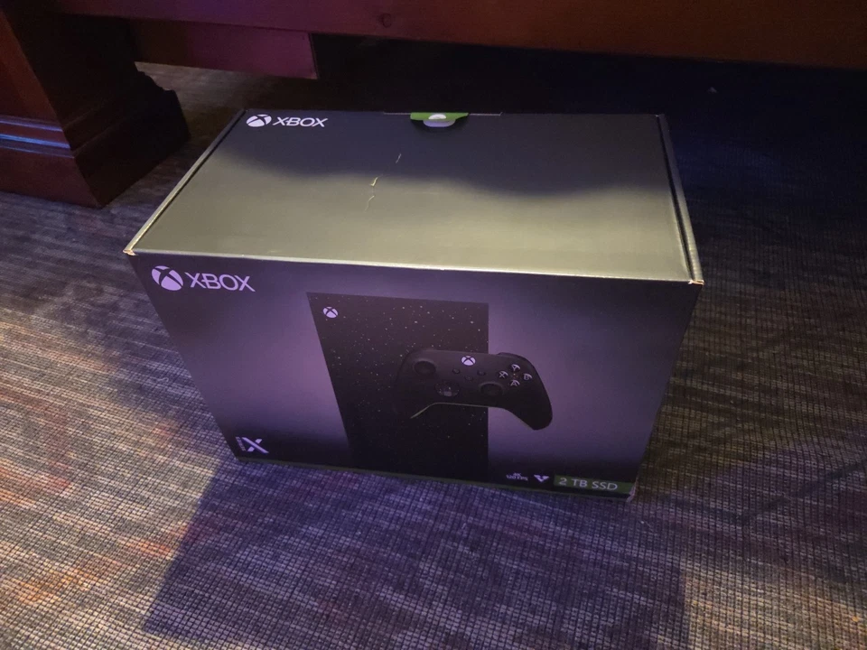 Xbox SERIES X 2TB SSD Galaxy Black Special Edition in The Box With Controller. - Image 1 of 2