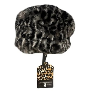 Gorro de invierno Albertus Swanepoel de moda piel sintética leopardo. - Imagen 1 de 11
