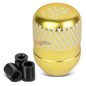 PERNO DE CAMBIO DE PALO DE 6 VELOCIDADES CON RED UNIVERSAL DE CARRERAS DORADO ALUMINIO - Imagen 1 de 5