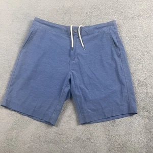 Faherty All Day Shorts Mens 32 Blue Stretch Quick Dry Casual Athletic Pockets - Picture 1 of 17