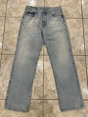 VTG Y2K 34X34 Lucky Brand Gene Montesano Light Wash Button Fly Jeans 34x32 - Image 1 of 4