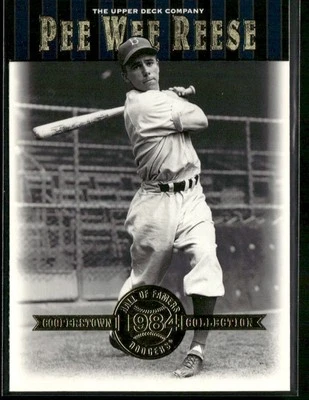 2001 Upper Deck Hall of Famers #15 Pee Wee Reese - Image 1 of 2