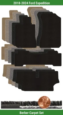 Juego de alfombrillas bereber personalizadas Lloyd para Ford Expedition 2018-2024 (4 piezas) #LZ7 Foto 1 de 4