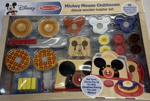Juego de comida tostadora de madera de lujo Melissa & Doug Mickey Mouse Clubhouse de colección - Imagen 1 de 20