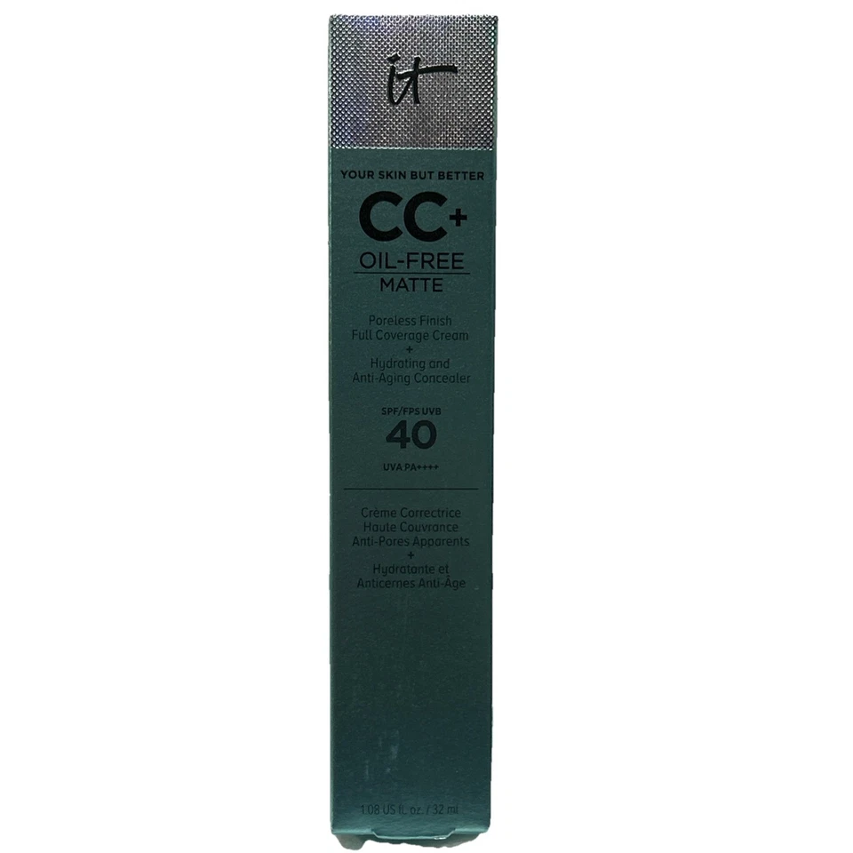 IT Cosmetics CC+ Oil-Free Matte Full Coverage Cream SPF 40 1.08oz - Choose Shade - Image 1 of 1