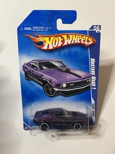 Hot Wheels 2009 Rebel Rides Series #144 Mustang Mach 1 Mtflk Purple w/ OH5SPs - Picture 1 of 1