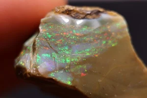 45 Cts COLORE OPALE CRISTALLO ETIOPE - "BRILLANTE,FUOCO,5/5",VIDEO-VENDITORE USA - Foto 1 di 10
