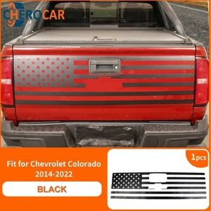 Black Rear Cargon Box Tailgate Sticker US Flag Pattern for Chevy Colorado 14-22 - Bild 1 von 11
