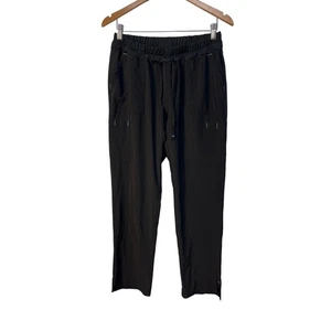 Pantalón Médico Scrubstar Negro con Costuras Verdosas Para Mujer con Cordón Mediano - Imagen 1 de 12