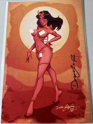Cosplay Vixens - Blue Marie Comics -SIGNED Dean Yeagle Dejah Thoris Nude Cover - Image 1 of 4