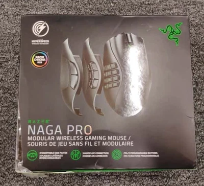 Razer Naga Pro (RZ01-03420100-R3U1) Wireless Gaming Mouse, OBN, G2 - Image 1 of 3