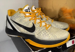 Nike Zoom Kobe 6 'White Del Sol' 2021 Yellow Black 429659-103 Men’s Size 10.5 - Picture 1 of 11