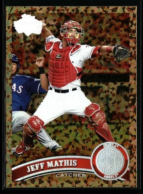 Jeff Mathis 2011 Topps #474 Cognac Diamond Anniversary Los Angeles Angels - Image 1 of 2