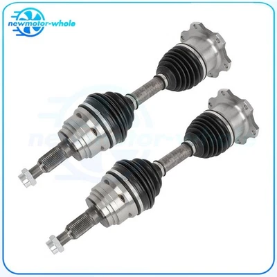 2x Front CV Axles For 2001-2006 Chevrolet Silverado 1500 HD GMC Sierra 3500 Foto 1 de 4