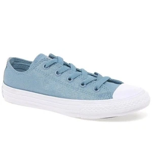 NIÑOS TALLA 1 Converse Chuck Taylor All Star Ox Denim Lavado Brillante 661835C - Imagen 1 de 10