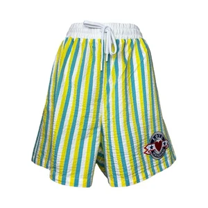 Love Moschino Striped Boxer Style W Shorts - High Waisted, Elastic Waist, IT40 - Picture 1 of 10