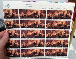 USA Stamps Scott #1691-1694 july 4 1776 Delegates 13 cent Mint Pane of 50, 1976 - Picture 1 of 3
