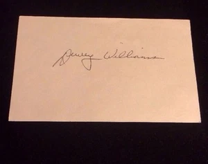 DEWEY WILLIAMS Autographed Signed AUTO INDEX CARD 3X5 CUBS D. 2000 - Picture 1 of 1