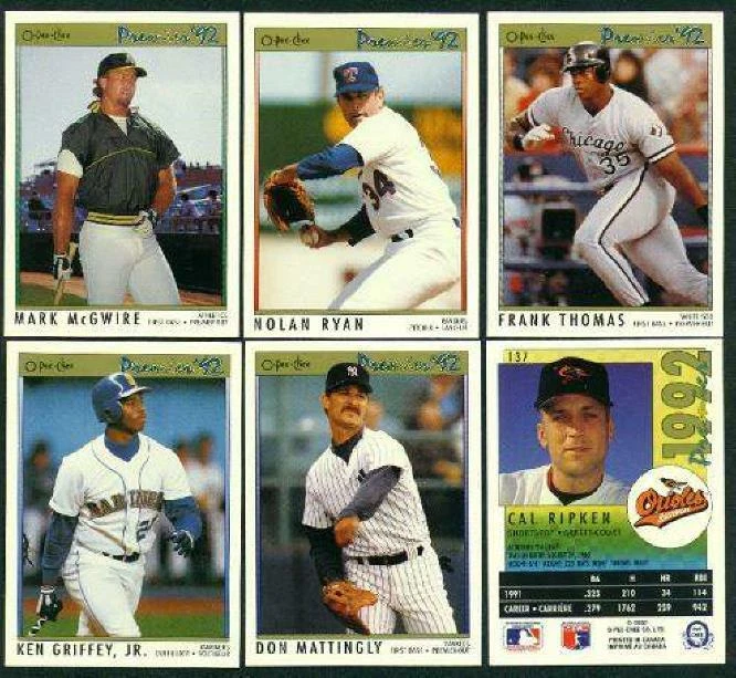 Frank Thomas #59 1992 OPC Premier - Image 1 of 1