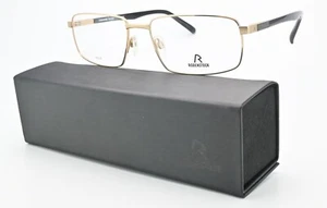 Rodenstock Glasses Frame R 7007 B 58-18 145 Titanium Gold Light Angular Mat With - Picture 1 of 12