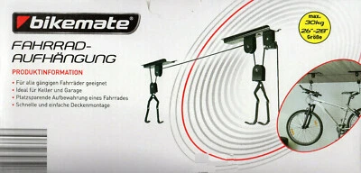 Fahrradlift Halterung Aufhängung Bikemate Montage DeckenLift Wandhalter
