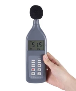 Sound Level Meters Noise Meter Noise Level Meter with 30~130dB ‘A’/’C’/’F’(Flat) - Picture 1 of 19