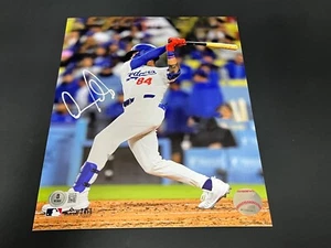 Holograma Beckett Witness 8x10 firmado autografiado por los Dodgers de Andy Pages - - Imagen 1 de 1