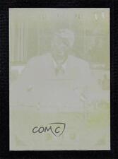 2017 The Bar Pieces of Past Printing Plate Yellow Front 1/1 Ronald Reagan 0f3