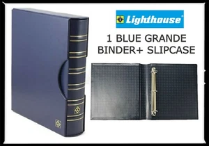 Carpeta AZUL Faro Grande + Estuche para Billetes de Estados Unidos Monedas Estampillas Álbum  - Imagen 1 de 6