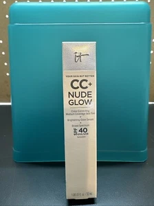 IT Cosmetics CC+ Nude Glow Color Correcting Skin Tint Spf 40 Tan Warm 1.08fl oz - Picture 1 of 5