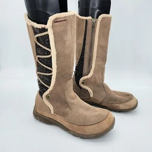 Salomon Women's Brown and Tan Boots - Picture 1 of 7