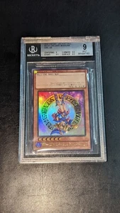 YUGIOH Dark Magician Girl HC01 JP3 Ultra Rare BGS 9 UPSIDE DOWN FACTORY ERROR - Picture 1 of 2