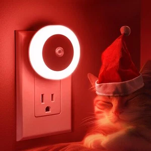 2 Pack Red Night Light, LED Night Light for Kids, Plug in Night Light, Light ... - Picture 1 of 8