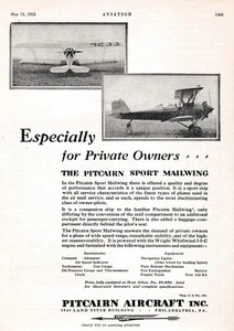 Pubblicità aeromobili Pitcairn Sport Mailwing 1928 19/11/2024a - Foto 1 di 1