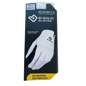Guante Bionic para Hombres RelaxGrip 2.0 Agarre para Dedos Mano Derecha L Blanco GFR2-M-R-BK-L - Imagen 1 de 3