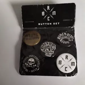 BLACK REBEL MOTORCYCLE CLUB BUTTON SET NEW BRMC WRONG CREATURES HOWL BABY 81 - Picture 1 of 1