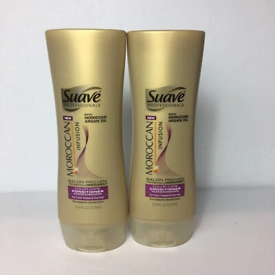 2 Suave Professionals ~ Nuevo acondicionador de infusión marroquí 12,6 fl oz Ea. Foto 1 de 2