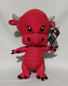 Tiny Nightmares "Hottie" Plush Red Dragon Halloween Stuffed Toy Friendly Monster - Picture 1 of 8