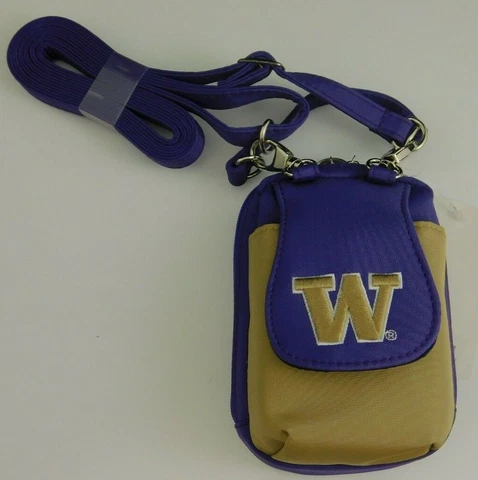 Washington Huskies Purse Plus Touch Phone ID Wallet Charm 14 Gift Bag NCAA Cover