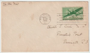 US Scott #C29 20c Transport Plane single on FDC No Cachet CV $12.00 - Picture 1 of 1