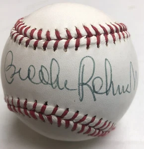 Brooks Robinson Liga Oficial MacGregor Béisbol Salón de la fama Auto Orioles RIP - Imagen 1 de 5