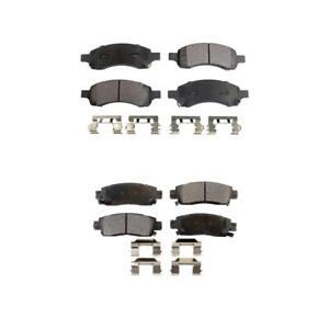 Brake Pads Kit for 09-20 Buick Enclave Front and Rear KPF-100073