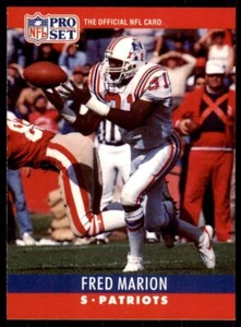 1990 Pro Set Fred Marion Football Cards #204 - Picture 1 of 2