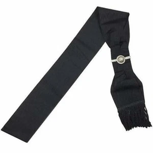 MASONIC KNIGHTS TEMPLAR (KT)BLACK SASH | MASONIC REGALIA | PREMIUM QUALITY - Foto 1 di 2