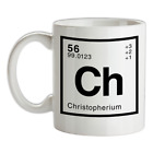 CHRISTOPHER - Periodic Element Mug - Surname - Family - Name - Tea - Coffee