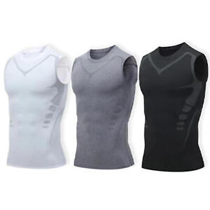 Ionic Shaping Vest Body Shaper Vest Compression Tank Top Sleeveless Shirt