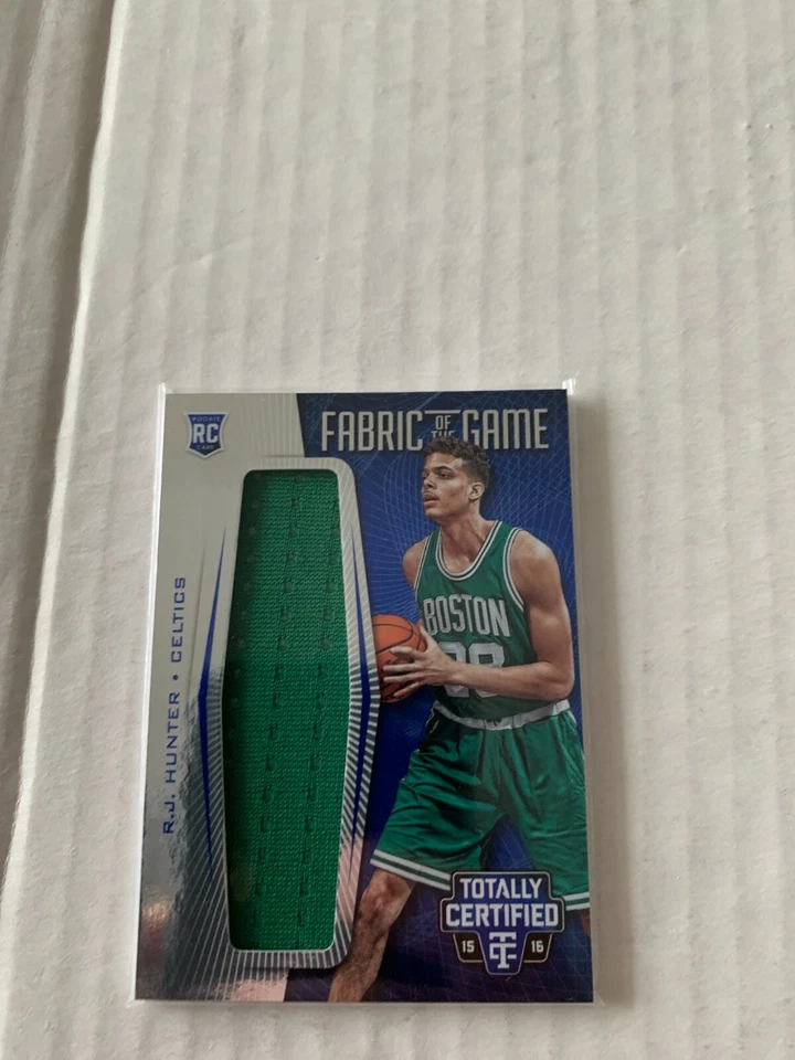 R.J. Hunter 2015-16 Totally Certified Rookie Jersey Card #FRJ-RJ Serial #14/99 - Image 1 of 1