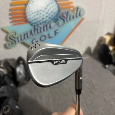 MINT - PING S159 Chrome 52*(12*) Wedge S-Grind - Ping ZZ115 Wedge Flex - Image 1 of 4