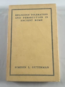Religious Toleration and Persecution in Ancient Rome by Simeon L. Guterman HCJ - Imagen 1 de 13