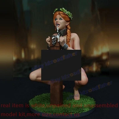 Ведьма приседания женщина 1/8 1/6 1/3 1/2 модель набор неокрашенный в разобранном виде 3D печать NSFW - Изображение 1 из 2